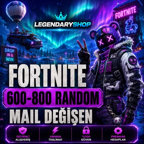  ⭐ 600-850 SKİN FORTNİTE MAİL DEĞİŞEN HESAP⭐